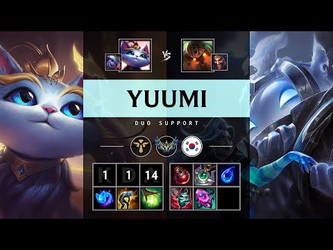 Yuumi Support vs Nautilus - KR Challenger Patch 25.12