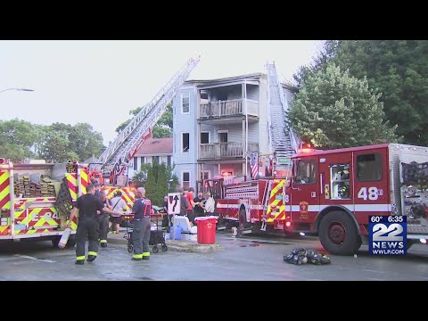 Five injured in large house fire in Boston