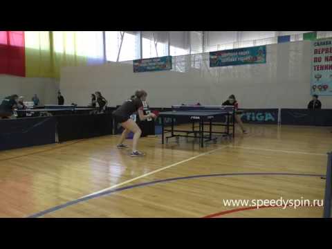 Ziberova - Itkina.Russian Junior Table Tennis Championship 2017. FHD.