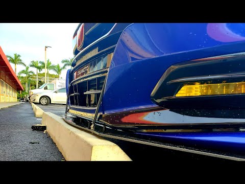 S Factor Fabrication Lip and Rods Install on Honda Accord 2018-2019