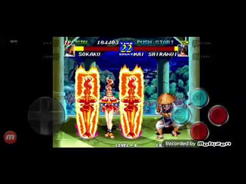 Fatal Fury 3 Sokaku Mochizuki vs Mai Shiranui luta completa 