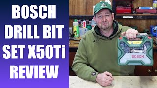 Bosch Drill Bit Set X50Ti Screwdriver Product Review. Workshop tool kit 38076 from Screwfix