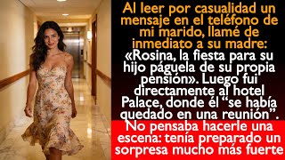 Fui directamente al hotel donde mi marido “se había quedado en una reunión”