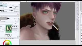 T R A C E (work in progress) digital painting