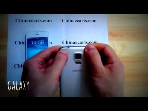 Goophone i6 iphone 6 Clone V S Galaxy