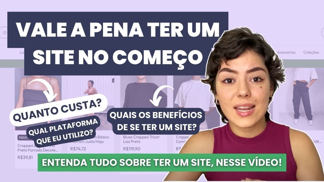 VALE A PENA TER UM SITE? E PARA QUEM ESTÁ COMEÇANDO? + cupom de desconto na @nuvemshop
