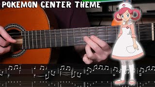 Pokemon Center Theme | Fingerstyle Guitar Tutorial + TAB