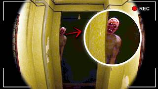 深夜拍到有人站在我家門外偷看....