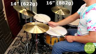 Video thumbnail for Dream Bliss Paper Thin 14" & 16" Crashes by Boston Drum Center