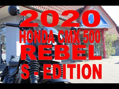 2020 HONDA REBEL S EDITION CMX 500 WALK AROUND + DETAIL + SOUND 4K