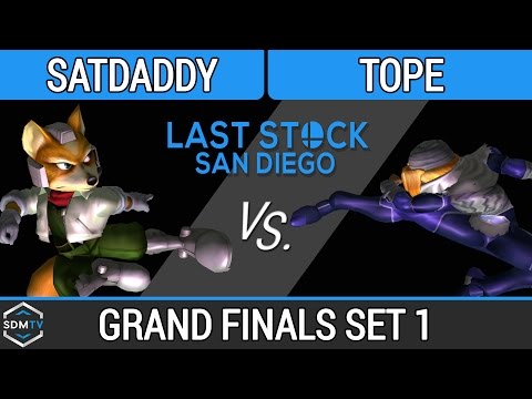 LSSD 90 - satdaddy (Fox) vs. Tope (Sheik) - SSBM Grand Finals Set 1 - Smash Melee