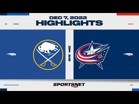 NHL Highlights | Sabres vs. Blue Jackets - December 7, 2022