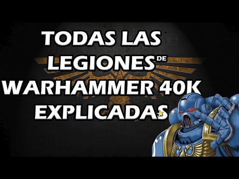 Todas las legiones de Marines espaciales explicadas! | Warhammer 40k historia (Parte 1/3)