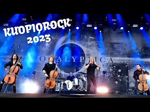 Apocalyptica feat Tipe Johnson - I'm Not Jesus @ Kuopiorock, Finland 29.7.2023