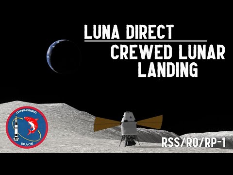 Crewed lunar lander - Luna Direct (RSS/RO/RP-1)