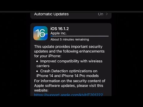 NEW  iOS 16.1.2 Update for iPhone