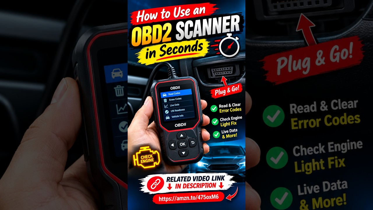 Master Your Connected Car: How to Use an OBD2 Scanner in Seconds