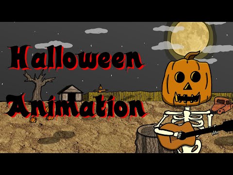 Old Black Train - Halloween Animation