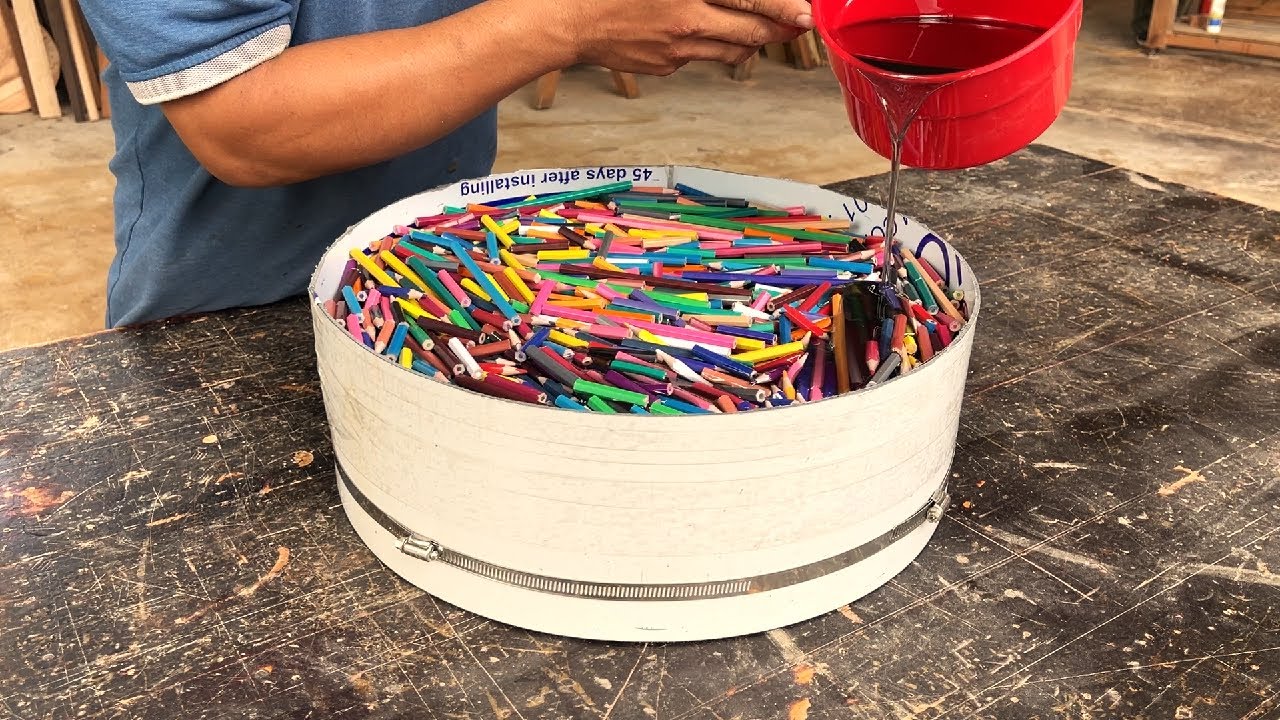 Creativity Is Not Difficult In Woodworking - Colorful Sparkling Fruit Tray