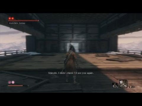 How to reach the third main boss Genichiro Ashina Sekiro: Shadows Die Twice