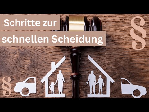 Was Sie tun können, damit Ihre Scheidung schnell geht