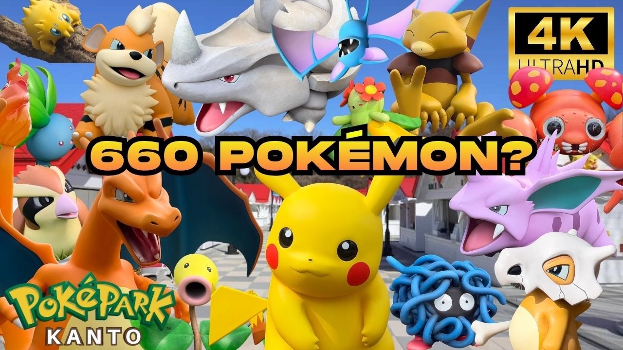 I Found 660 Life-Size Pokémon at PokéPark Kanto! (142 Species) 🇯🇵
