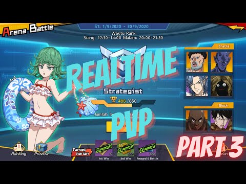Realtime PvP Lawan Sultan Terus, Saya Sedih Part 3 - One Punch Man The Strongest