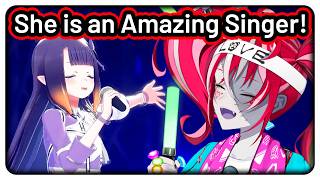 Ollie Can’t Stop Praising How Good Ina's Singing Is during Her Concert Performance【Hololive ID】