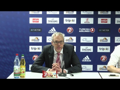 7DAYS Europe Cup | Press Conference | FRAPORT SKYLINERS vs LDLC Asvel Villeurbanne