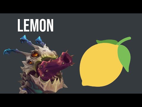 Kog'Maw eats a lemon
