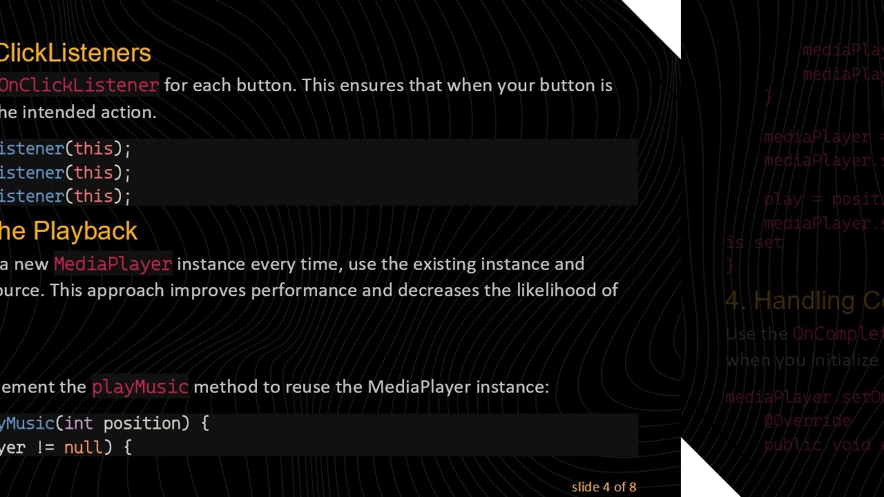 How to Effectively Use MediaPlayer with OnCompletionListener in Android Studio