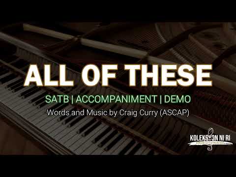 All of These | SATB | Piano