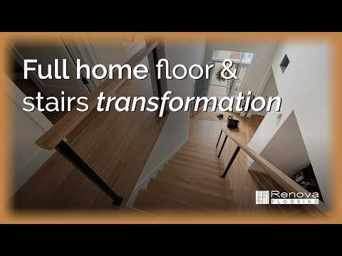 full home floor & stairs transformation