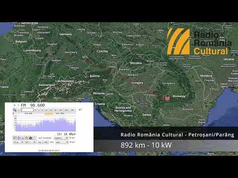 [SpE] Radio Romania Cultural (Romania) - 90.6 MHz - received in Germany