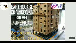 Base Shear Calculation as per IS:1893-2002।DCRUST Solution। Earthquake Engineering।Civil Engineering