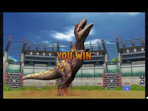My dinosaurs in tournament and battle in jurassic park builder..!!!!