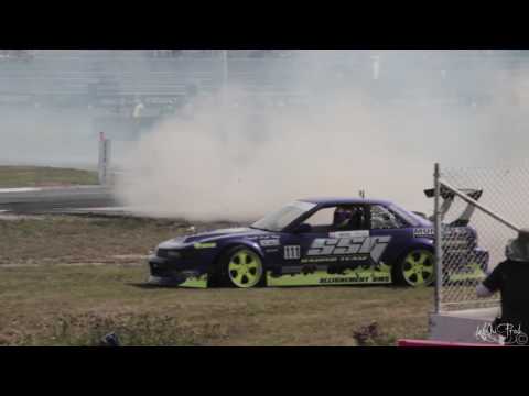 Bass Gauthier Leading Jonathan Thiffault - Formula Drift Canada World 2015