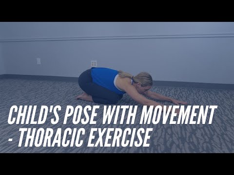 Child's Pose with Movement Tutorial