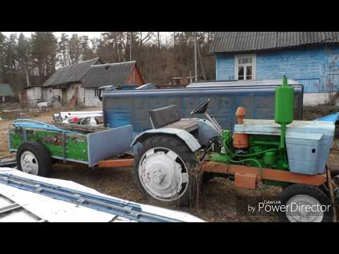 Маленький обзор самодельного трактора