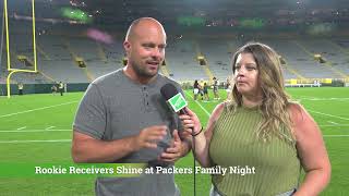 Packers News Recaps Family Night at Lambeau Field; Rookie Receivers Score, Special Teams Unbalanced