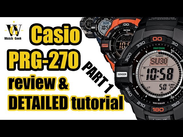 casio prg 270 review