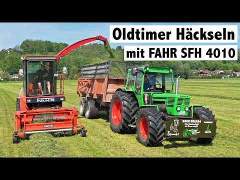 Oldtimer Häckseln mit Fahr SFH 4010 und Deutz 13006 special | Koim Briada aus Bayern