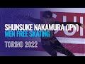 Shunsuke NAKAMURA JPN Men Free Skating Torino 2022 JGPFigure