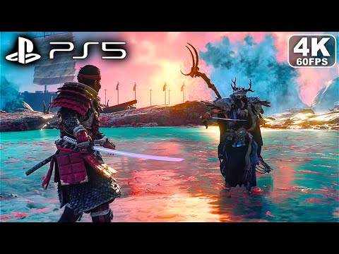 GHOST OF TSUSHIMA Iki Island Ending & Final Boss Fight PS5 (4K 60FPS)