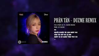 Download lagu Phận Tàn - TVk x Phát Lee (Duzme Remix) / Audio Lyrics mp3