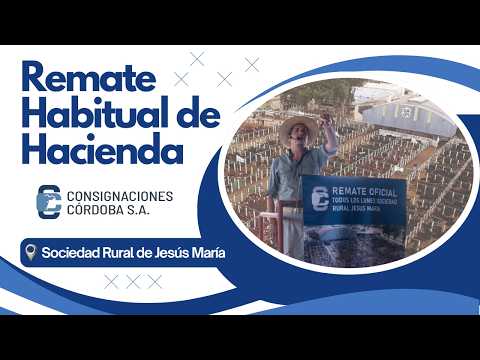 Fecha 27 / 7 / 2026 - Remate habitual de Consignaciones Córdoba