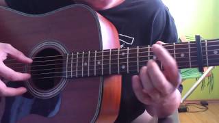 John Butler Trio I&#39;d do Anything Main Riff Guitar Tutorial