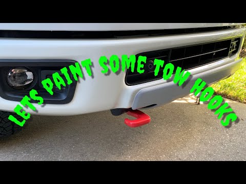2019 Nissan Titan XD  red tow hooks project