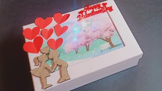 Valentine's Day Surprise Box||LED surprise box For girlfriend||cute Valentine gift For GF
