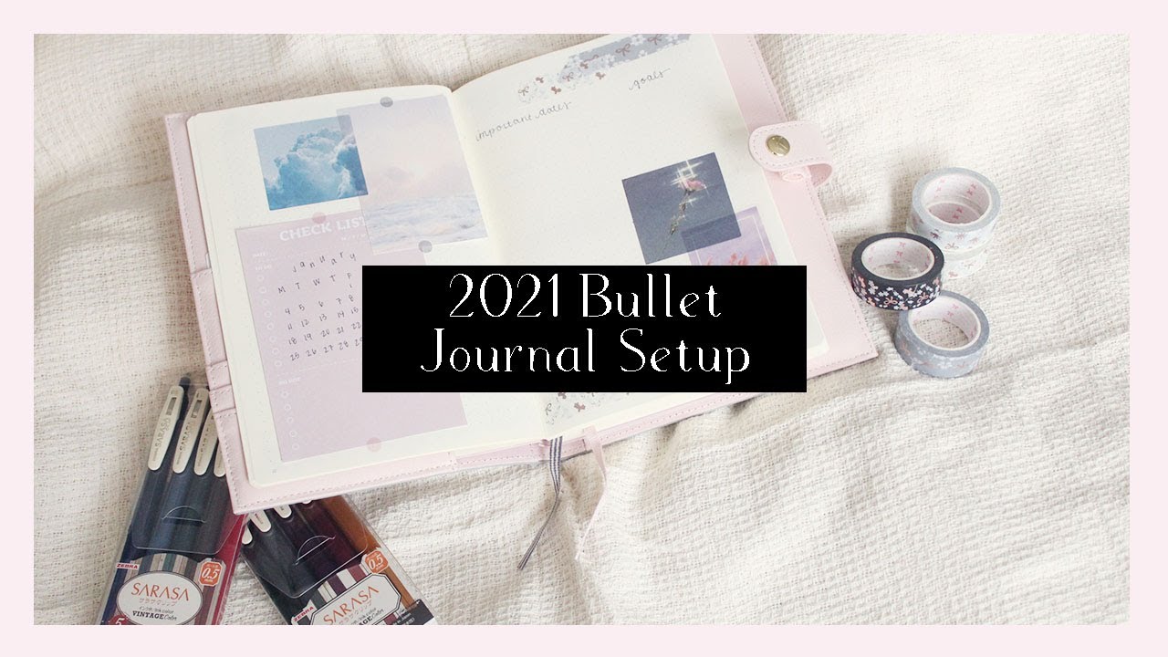 2021 Bullet Journal Setup | Goals Journal | Ana Jolene Printables